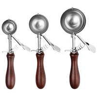 ice cream scoop set with trigger release for ice cream freeze yogurt cookie dough rice dishes and vegetable purees