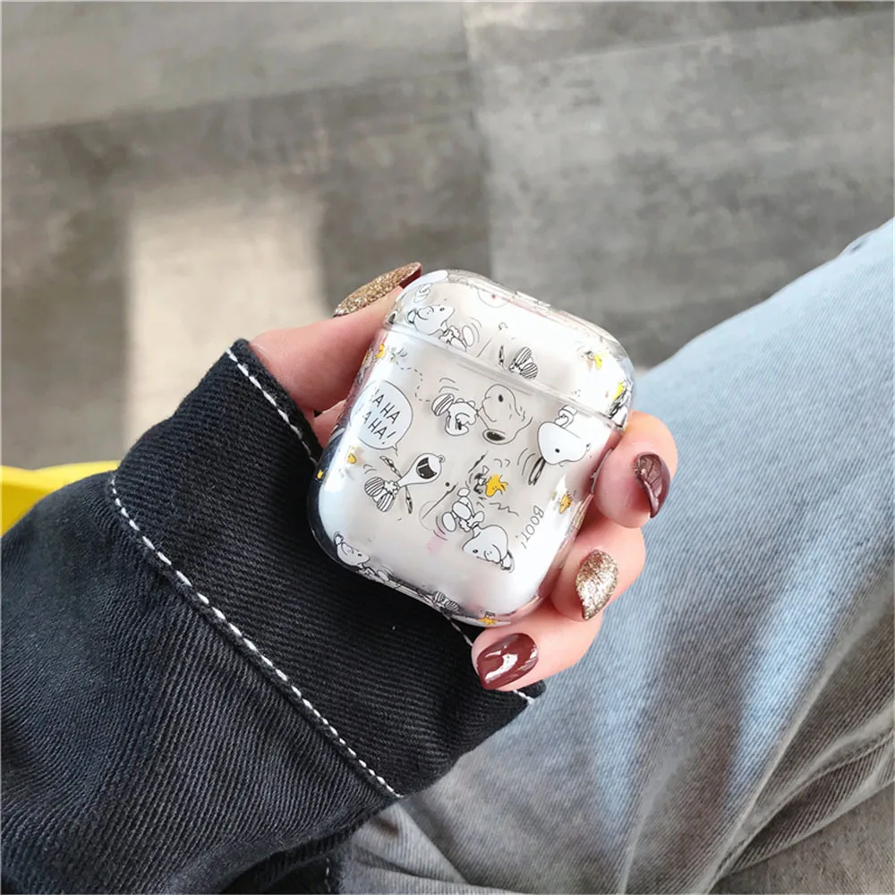 Q UNCLE Прозрачный Жесткий ПК наушники Чехлы для Apple Airpods Bluetooth беспроводной 2
