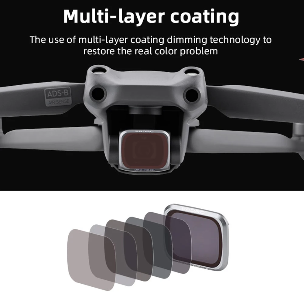 Набор фильтров для объектива DJI Air 2S ND4/8/16/32 /CPL/UV | Электроника