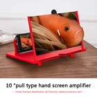 Мобильный телефон экран усилитель проектор 3D увеличение видео стеклянная подставка для телефона для наружного освещения аксессуары