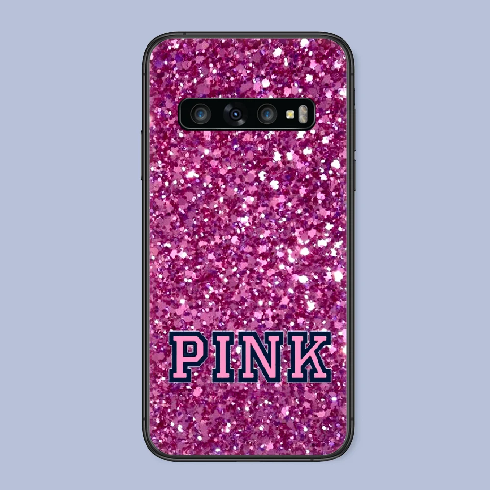 

Luxury Pink Brand Phone Case For Samsung Galaxy Note S 8 9 10 20 Plus E Lite Uitra black Prime Luxury Shell Fashion Etui Trend
