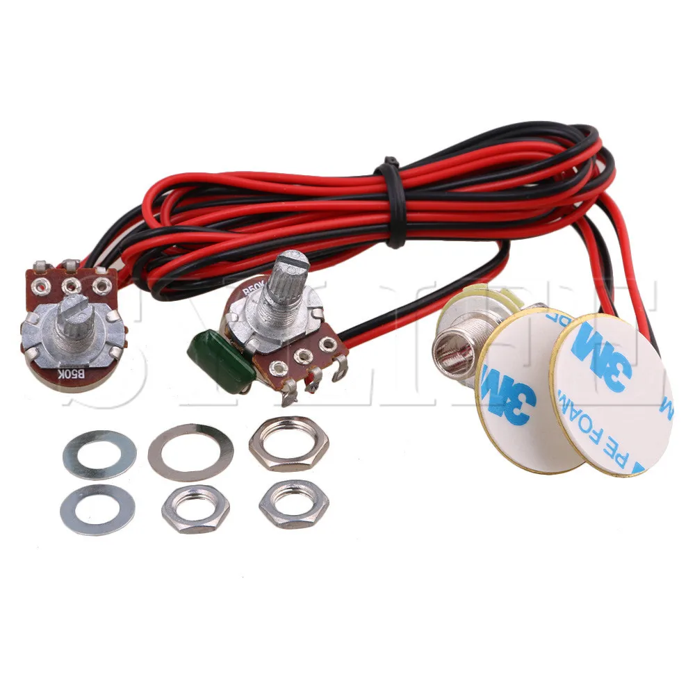 

Pre-wired Pickups Guitar Ukulele Mandolin Instrument Pickup Piezo Transducer