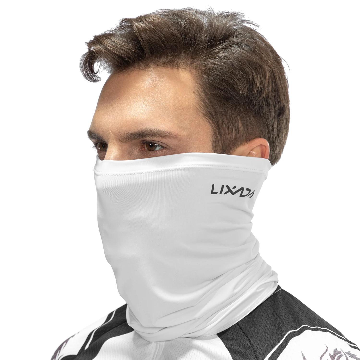 Велосипедная накидка Lixada на половину лица теплый шейный обогреватель для езды