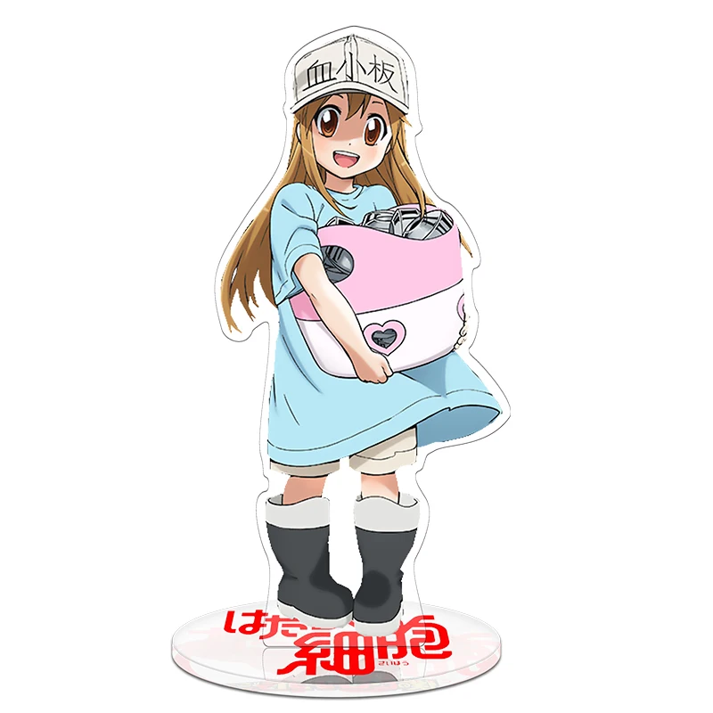 

Anime Cells at Work! White Blood Cell Platelet Macrophages Acrylic Figure Stand Model Display Cosplay Desk Decor Holiday Gift