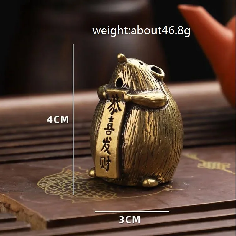 

Статуэтка мыши из меди