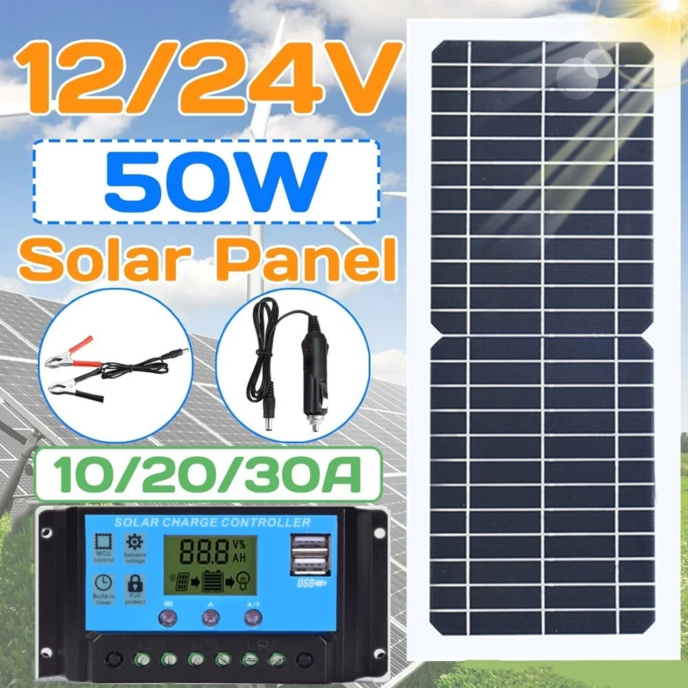 солнечная батарея Гибкая панель солнечные панели станция 100 Вт 50 Вт/ч/день с