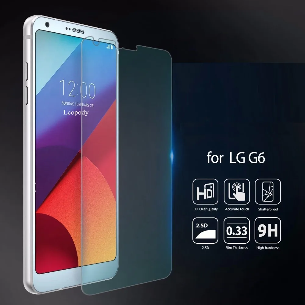 Высококачественное Закаленное стекло для LG G6 plus 5 7 протектор экрана закаленная