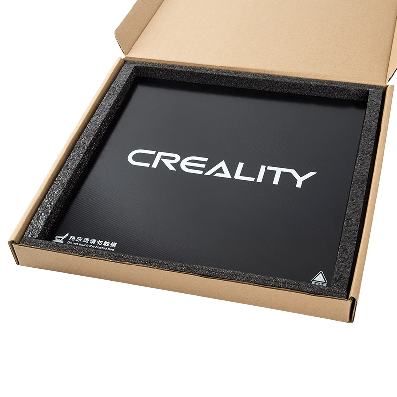 Creality 3d принтер черный карбоновый силиконовый прозрачный корпус горячей