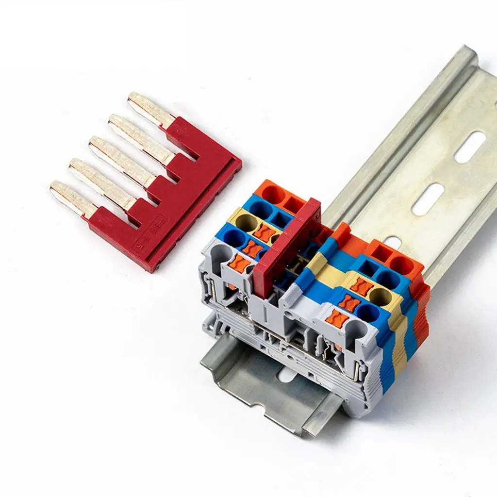 FBS 5-4 пружинная Клемма центральный соединитель Intercell блок Din-рейки вставка ST PT