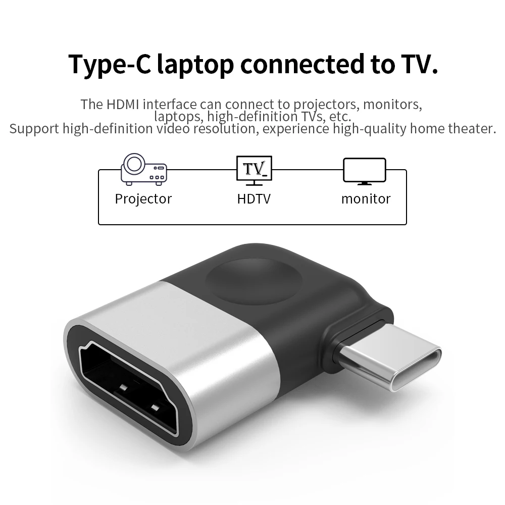 USB C к HDMI совместимый адаптер 4K 2K кабель Тип HD для MacBook Samsung Galaxy S10 Huawei Mate P20 |
