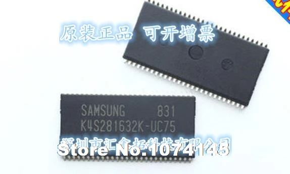

5pcs/lot K4S281632K K4S281632K-UC75 16M K4S281632K-UC60