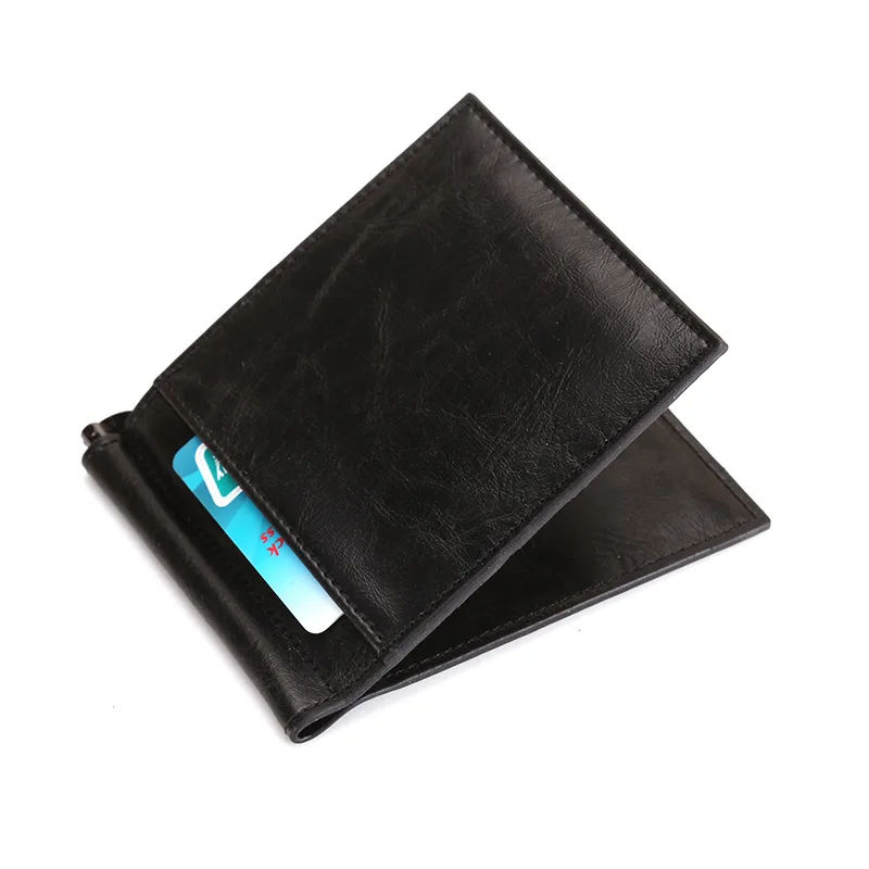 2019 New PU Leather Money Card Wallet Fashion Slim Small Credit Card Package Business ID Name Cards Billfold