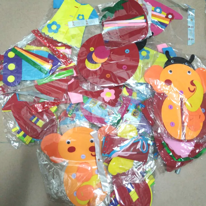 Монтессори пиклер треугольные Игрушки для малышей детей нетканые плетеные