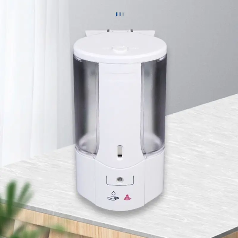 

Automatic Smart Sensing Soap Dispenser with Transparent Window Wall-mounted Sensor Contactless Hand Sanitizer Shampoo