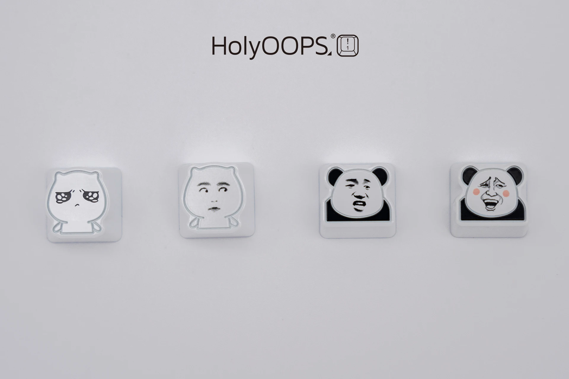 Holyoops милый мем ремесленный Keycap CNC анодированный алюминий совместимый