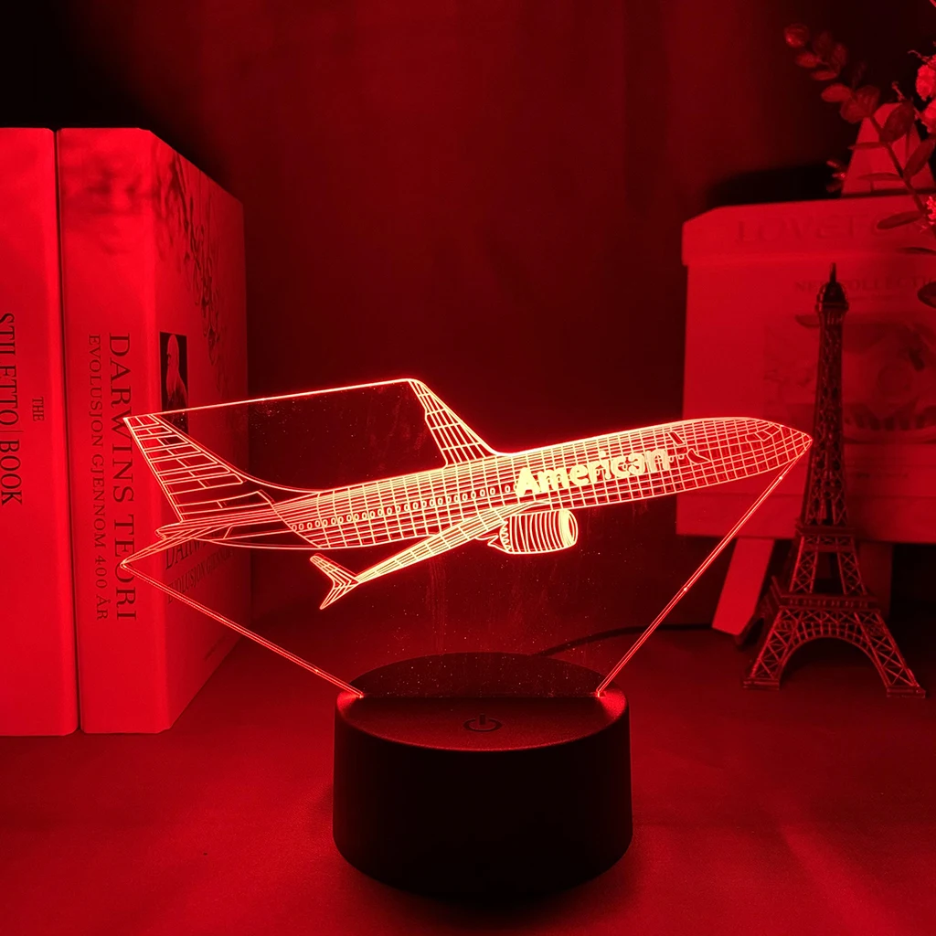 Новинка 3D светодиодный креативный сенсорный светильник для детей ночник