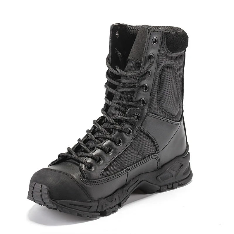 Combat Tactical Boots Outdoor Hiking Desert Leather Ankle Bo
