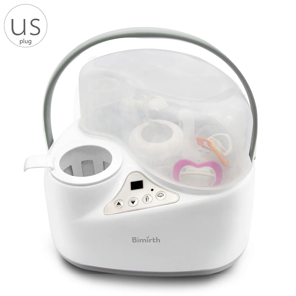 US plug Bimirth 4 в 1 Многофункциональный подогреватель грудного молока Электрический нагреватель для бутылок стерилизатор груди еда паровой нагрев Электрический - Цвет: US plug