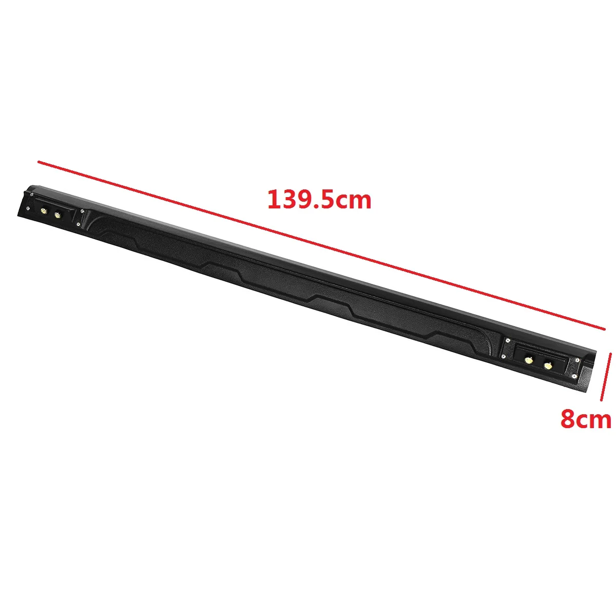 

Car Truck Rear Guard Tail Gate Trim cover plate with LED Lights Rear Door Trim Strip For Ford Ranger T6 T7 T8 2012-2019