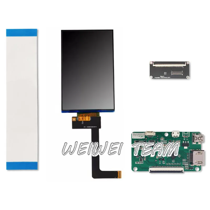 Монохромный ЖК-экран 6 дюймов 2K Tft IPS для 3D-принтера MIPI 50PIN плата драйвера моно