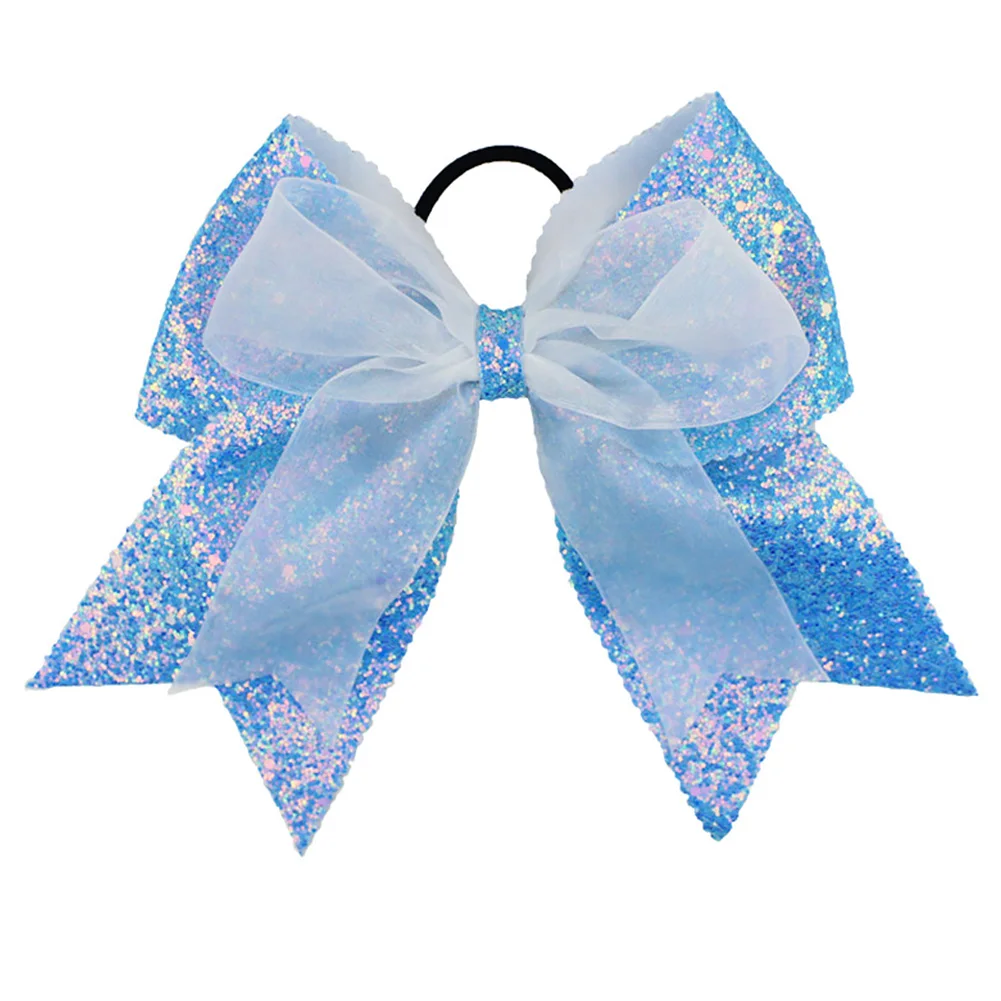 Эластичная Повязка на голову вечерние подарочные с хвостом блестящая милая