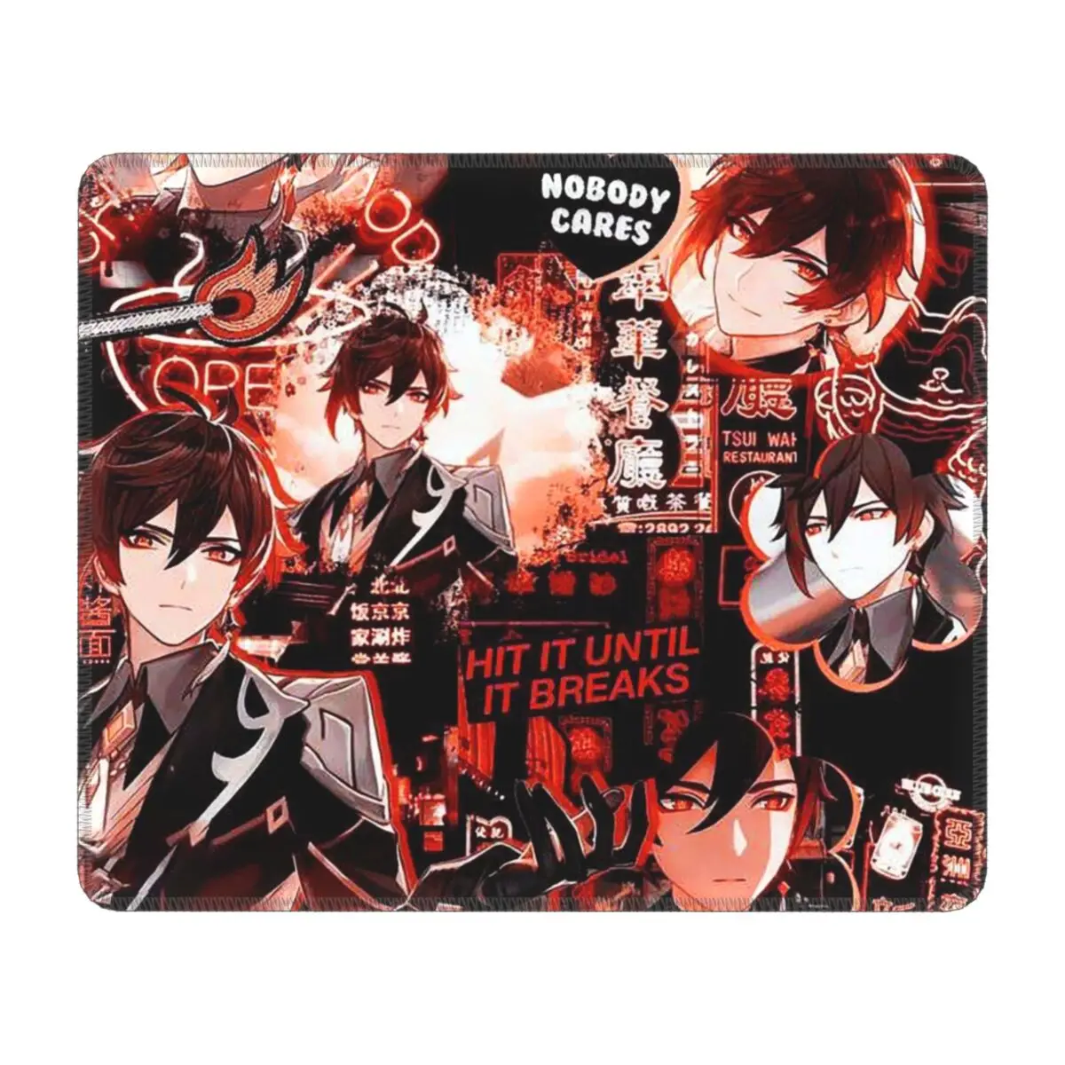 

Противоскользящий игровой коврик для мыши Zhongli Genshin