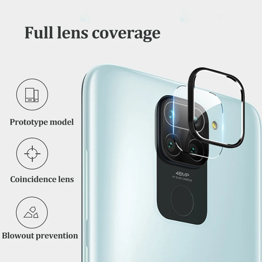 Закаленное стекло с полным покрытием для Xiaomi Redmi Note 9 Pro Защита экрана объектива
