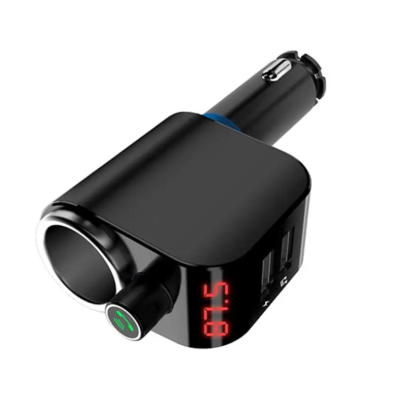 

AD909Bluetooth FM Transmitter Elaborate Manufacture Prolonged Durable Handsfree Car Kit MP3 Music Player Power Outlet