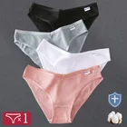Женские хлопковые трусики, брифы, сексуальные трусики с V-образным вырезом и низкой посадкой, нижнее белье, женские трусы, дышащее интимное белье для девушек
