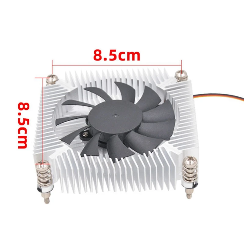 

1U Server CPU Cooler 4Pin Ultra-Thin Ball Fan Cooler 1150 1151 1155 Suitable for ITX All-In-One Machine Cooling