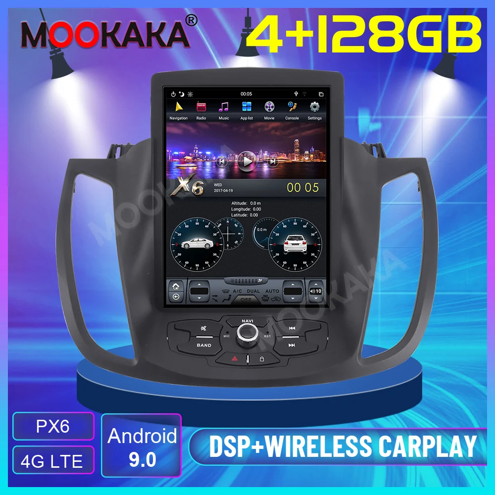 

Автомагнитола 2 Din для Ford Kuga 128 2013 2015 2014 2016 GPS, 2017 ГГц