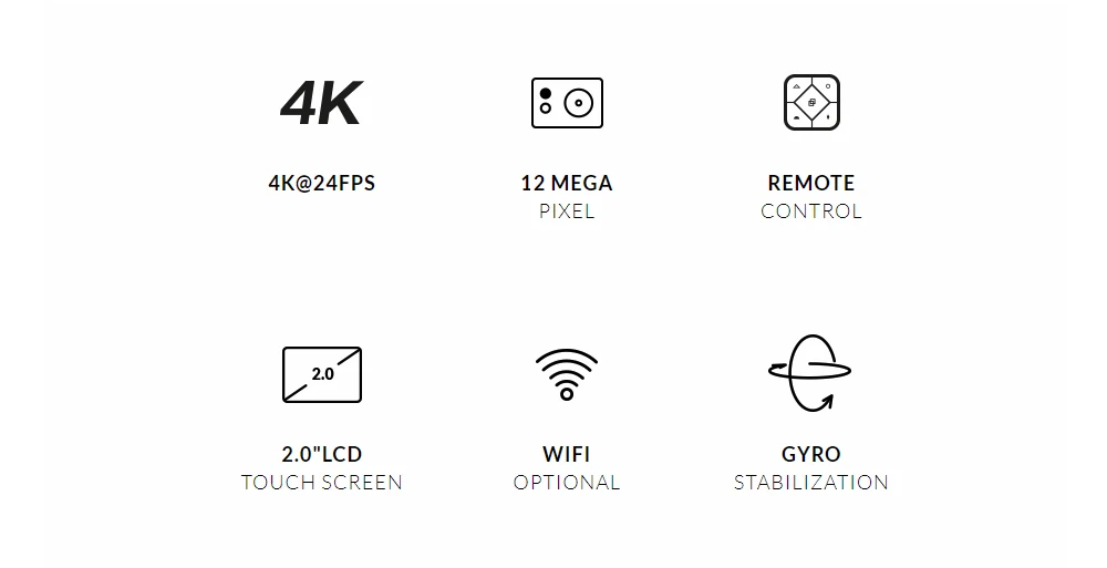 SJCAM SJ4000x гироскоп 4K24FPS WiFi Удаленная Экшн-камера Novatek NT96660 2,3" сенсорный экран 10 м корпус Водонепроницаемая спортивная видеокамера