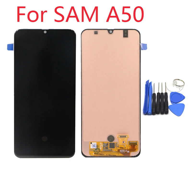 

Оригинальный ЖК-дисплей для Samsung galaxy A50 A505F/DS A505F A505FD A505A сенсорный экран дигитайзер в сборе с ремонтным комплектом инструментов