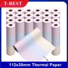36121821 рулонов термобумаги x 0 мм, рулон радужной бумаги, не содержит Бисфенол А, долговечная бумага для карманного принтера ANG C1, 2 года