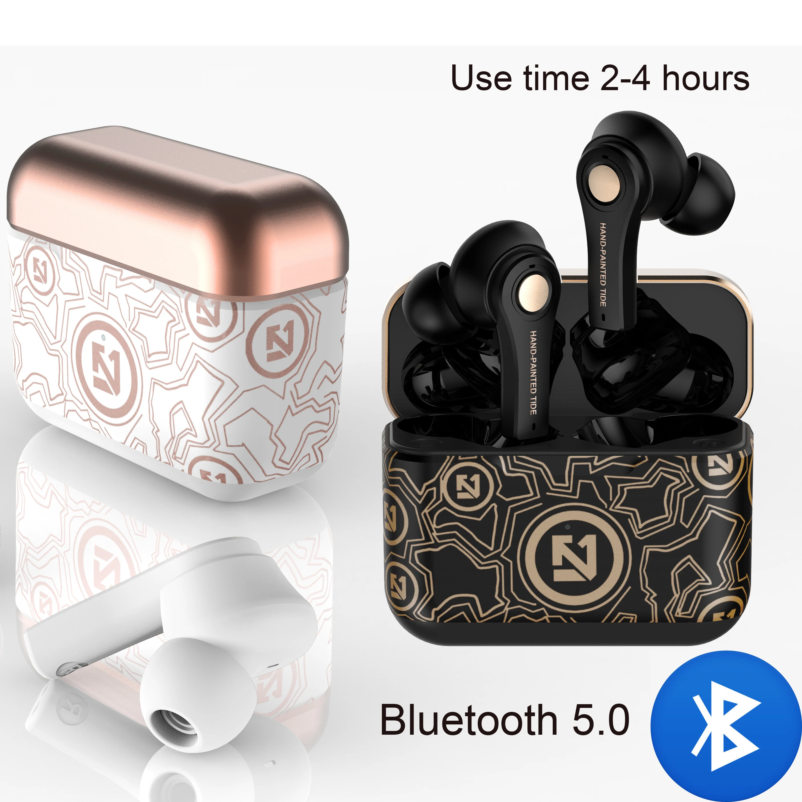 Bluetooth 5 0 наушники зарядным устройством Беспроводной Водонепроницаемый