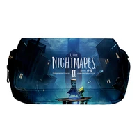 cartoon game little nightmares pencil case make up bag cosmetic bag stationery box students school pen pencile pouch bags gift