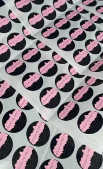 

Logo sticker customize your logo logo sticker for lash makeup clear/white every size eyelash package eyelash box packaging