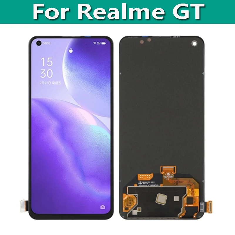 Pantalla LCD Original, montaje de digitalizador t&aacute;ctil de 6,43 pulgadas para Realme GT RMX2202, piezas de repuesto-0