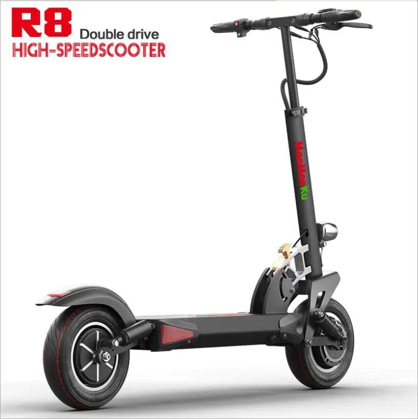 Электрический скутер 2400 Вт двойные двигатели 60 В/23 Ач складной двухколесный