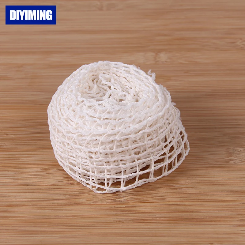 Хлопковая сетка для мяса 4 метра сеть ветчины и сосисок нить мясника рулон сетки