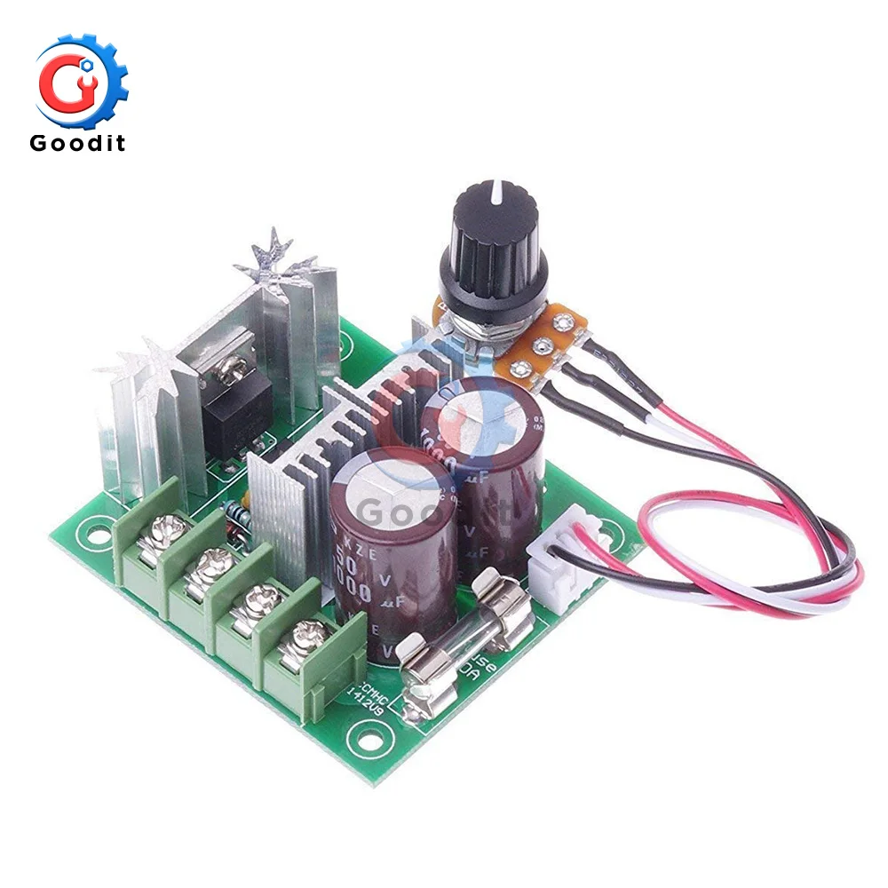 Регулируемый регулятор скорости двигателя постоянного тока PWM DC 12 V-40 V 400W 10A управление 13kHz Регулируемый Модуль привода 24V 36V CCMHC CCMHCW плата