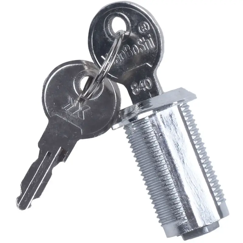 Door Cabinet Drawer Security Cylinder Cam Lock Camlock w 4 Keys 2pcs | Обустройство дома
