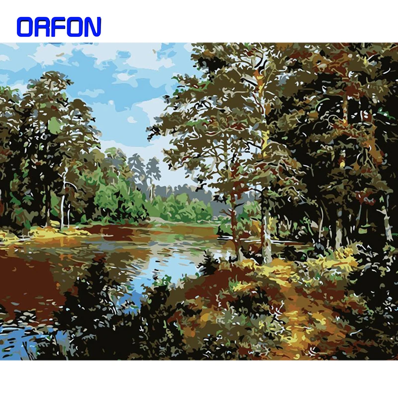 ORFON рамка для телефона набор рисования по номерам акриловая роспись Настенная