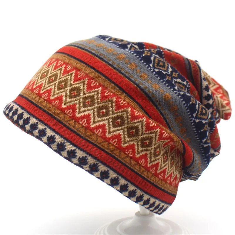 

2020 New Unisex Print Hat Ruffle Cancer Hat Beanie Scarf Collar Turban Head Wrap Cap Hats For Women