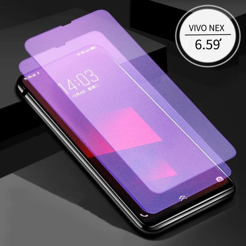 

Матовое закаленное стекло с защитой от синего излучения для VIVO Nex 2 Nex2, Защита экрана для VIVO NEX, двойной дисплей, переднее стекло без отпечатко...