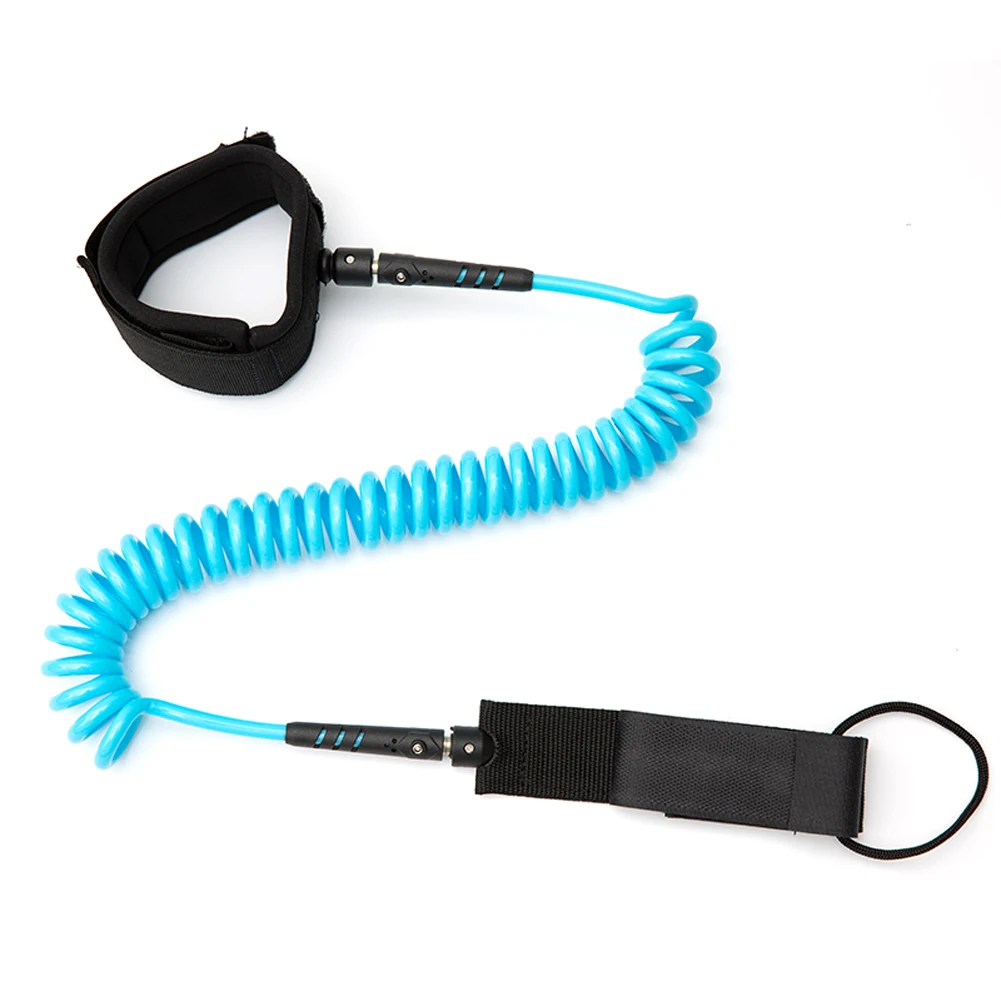 

Surfboard Foot Rope Paddle Board Rotatable Telescopic Surfboard Roll Loop Surfing Foot Rope Ankle Spring Traction Straps