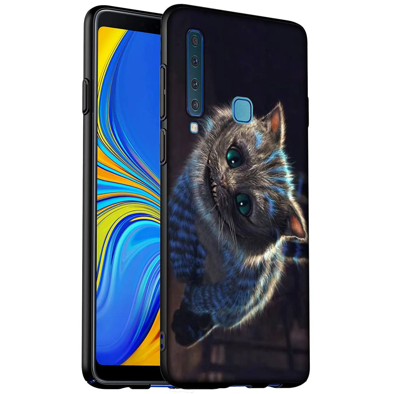 Алиса в стране чудес Чеширский Мягкий силиконовый чехол для телефона Samsung Galaxy A6 A7