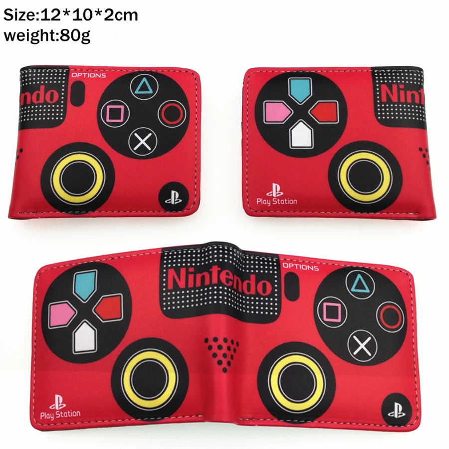 Кошелек из искусственной кожи с игровым контроллером PlayStation NES кошелек для