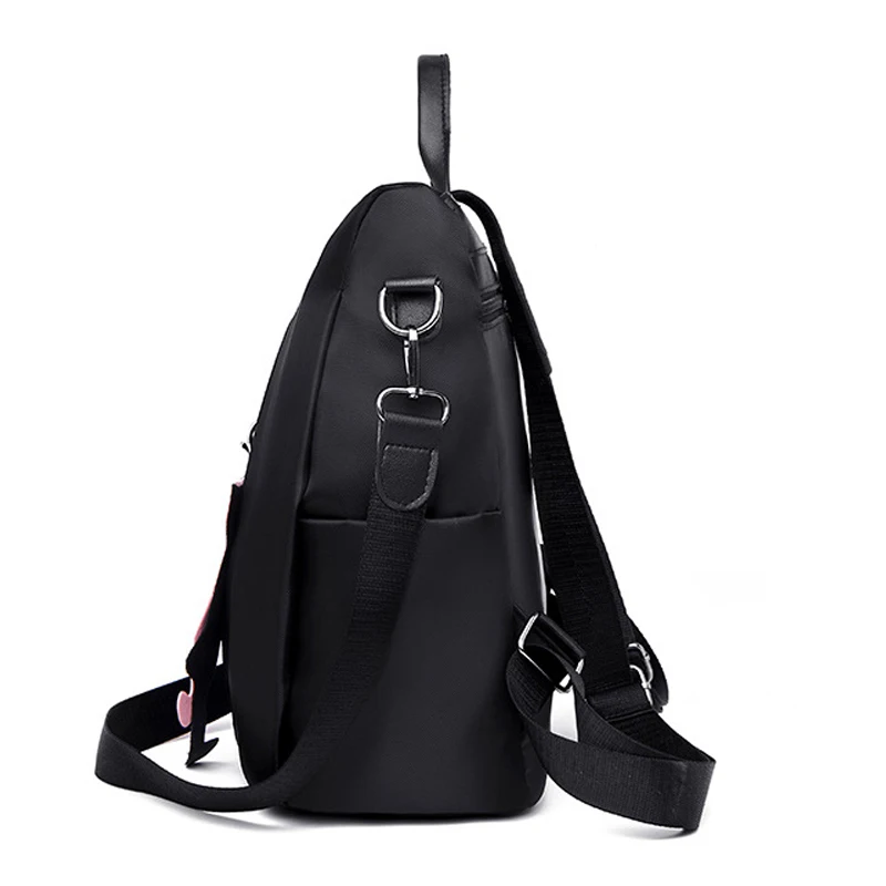 Женский рюкзак с защитой от кражи модный простой однотонный школьный ранец из