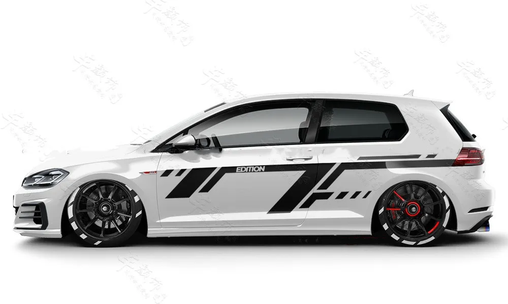 

Автомобильные наклейки Jdm для Golf 7 Gti, автомобильные аксессуары для Vw Polo Lanlan Golf 7, виниловые наклейки на капот, товары для Golf R5, Спортивная наклейка на корпус